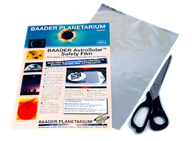 Baader AstroSolar film with instructions, with optional scissor (158,210 bytes).