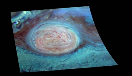 Jupiter by NASA Galileo Spacecraft (37,777 bytes)