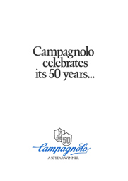 Campangolo 50th Anniversary brochure cover