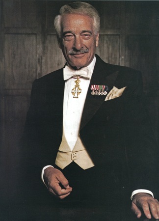 Victor Borge with Orders Of Knighthood