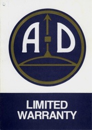 Steyr-Daimler-Puch of America Corp warranty card front (19,197 bytes
