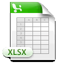 Excel XLSX Icon
