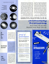 Criterion RV-6 Dynascope Brochure 1959