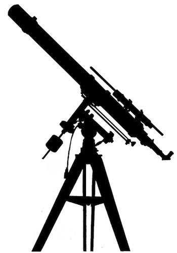 Nihon Seiko Model 132 - 4 inch Equatorial telescope profile (33,923 bytes)