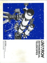 Unitron 1972 Telescope And Accessories Catalog (20,983 bytes)
