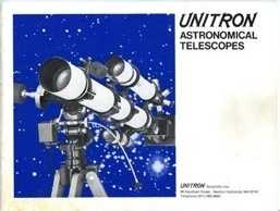 Unitron 1972 Telescope And Accessories Catalog 72 dpi (20,983 bytes)