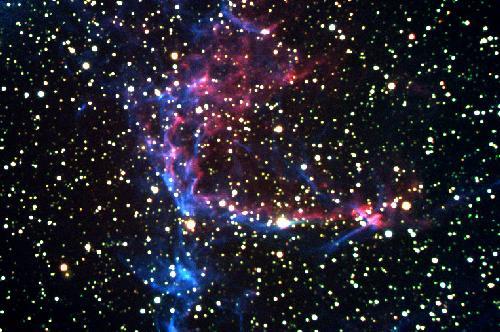 The Veil Nebula, NGC  6992; Copyright 2000 by Jack Newton