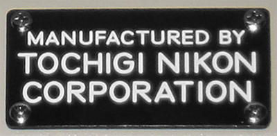 Tochigi Nikon label (41,444 bytes)