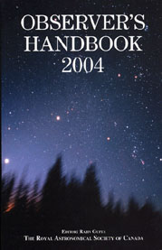 cover of Observers Handbook 2004 issue