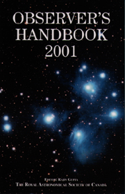 cover of Observers Handbook 2001 issue