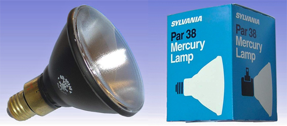 UVP Par 38 Merc Bulb as in B-100A series lamps (77,766 bytes)